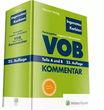 VOB Teile A und B. Kommentar Buchrezension RA.Liebert