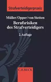 Buchcover Berufsrisiken des Strafverteidigers